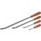 Non-slip pry bar set 4pcs